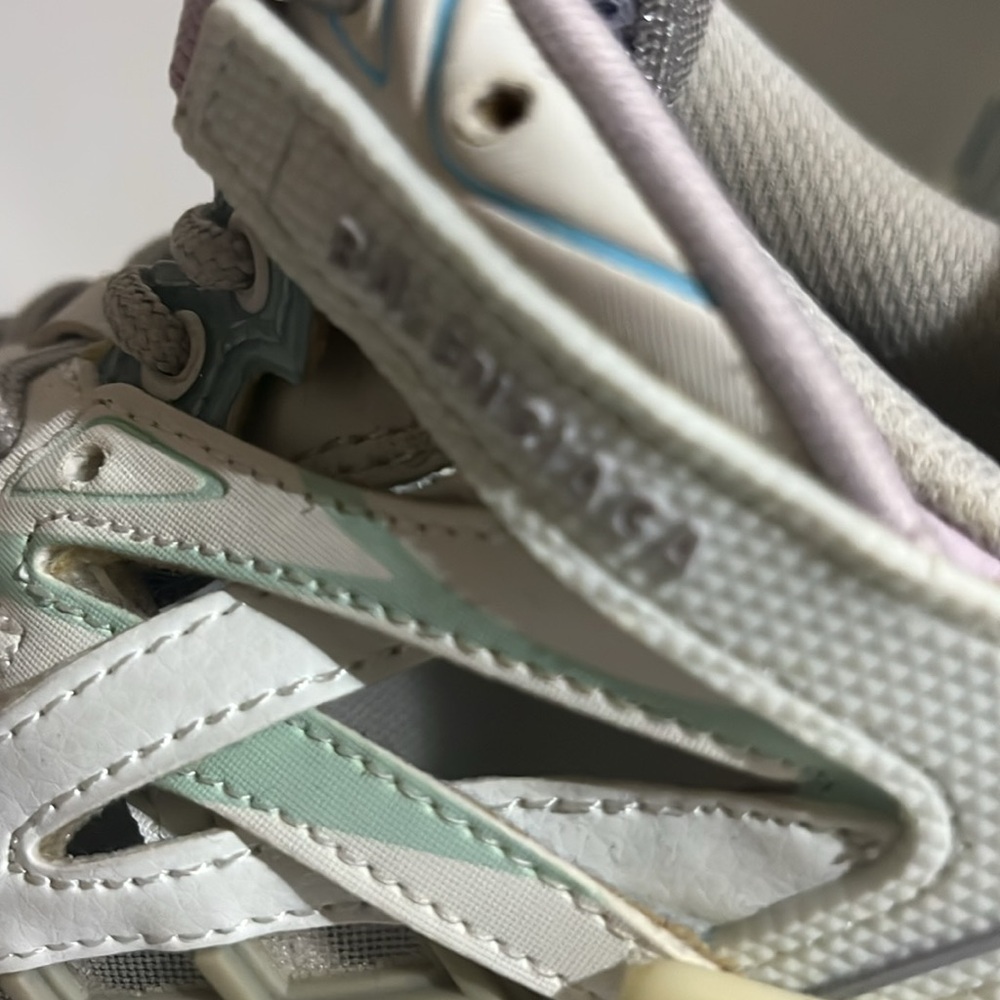 Balenciaga Track 2 Sneakers In Multicolor Nylon Athletic Shoes Sneakers Size 39 - Picture 7 of 13
